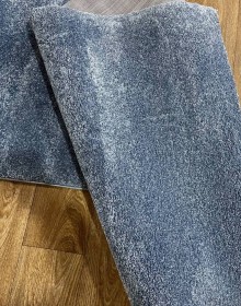 Синтетична килимова доріжка SUPER SOFT 3849A BLUE / BLUE - высокое качество по лучшей цене в Украине.